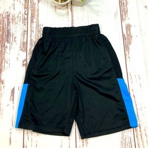 ProAthlete Performance Athletic Shorts Black & Baby Blue Sz Medium 8/10